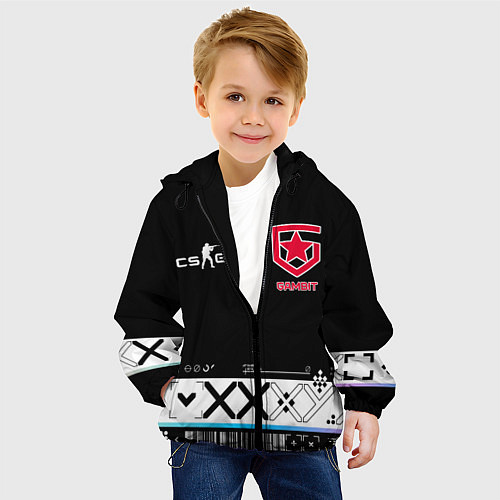 Детская куртка GAMBIT CS:GO Printstream / 3D-Черный – фото 4