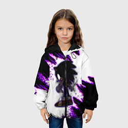 Куртка с капюшоном детская SONIC DARK СОНИК, цвет: 3D-черный — фото 2