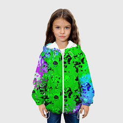 Куртка с капюшоном детская Монстрыmonsters, цвет: 3D-белый — фото 2