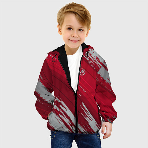 Детская куртка Red Silver Buick / 3D-Черный – фото 4