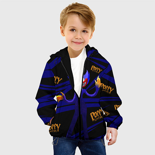 Детская куртка Poppy Playtime Геометрия / 3D-Черный – фото 4