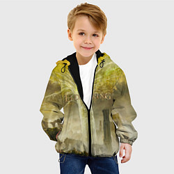 Куртка с капюшоном детская Elden Ring - междуземье, цвет: 3D-черный — фото 2