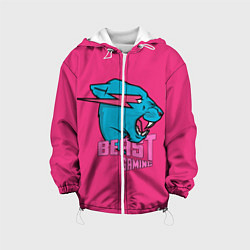 Детская куртка Mr Beast Gaming Full Print Pink edition
