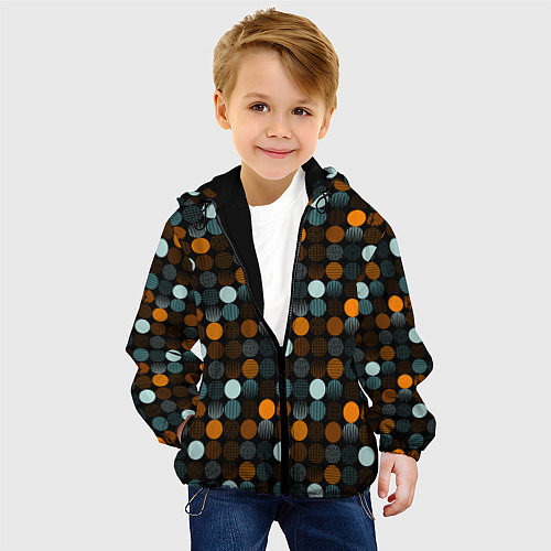 Детская куртка Монохром / 3D-Черный – фото 4