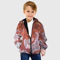 Куртка с капюшоном детская Коллекция Journey Обжигающее солнце 396-134-1, цвет: 3D-черный — фото 2