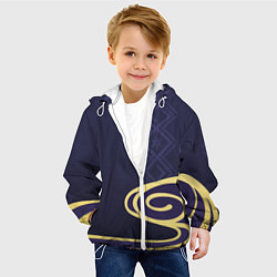 Куртка с капюшоном детская КОСТЮМ КАМИСАТО АЯКИ, цвет: 3D-белый — фото 2