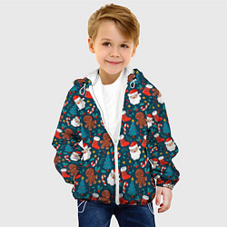 Куртка с капюшоном детская ПОКРЫТО НОВЫМ ГОДОМ!, цвет: 3D-белый — фото 2