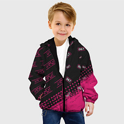 Куртка с капюшоном детская SQUID GAME - 067 Краска Паттерны, цвет: 3D-черный — фото 2