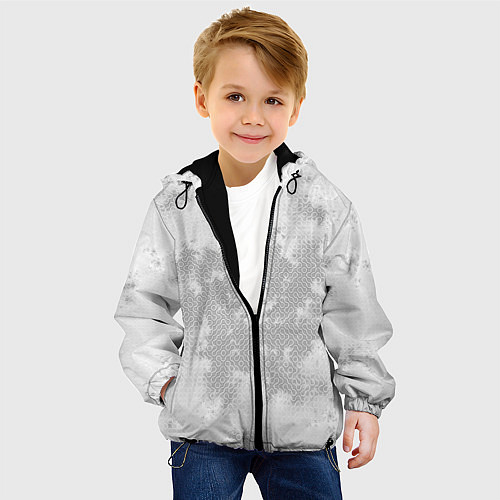 Детская куртка Коллекция Journey Метель 388-1-1 / 3D-Черный – фото 4