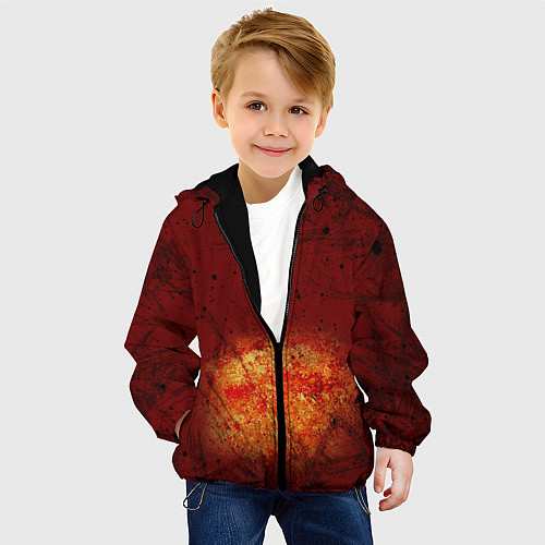 Детская куртка Взрыв на Марсе / 3D-Черный – фото 4