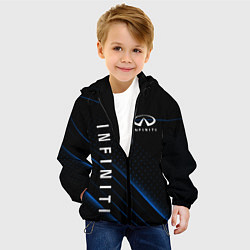 Куртка с капюшоном детская INFINITI ИНФИНИТИ, цвет: 3D-черный — фото 2