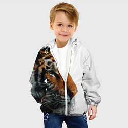 Куртка с капюшоном детская ДУХ ДИКОЙ СИБИРИ, цвет: 3D-белый — фото 2