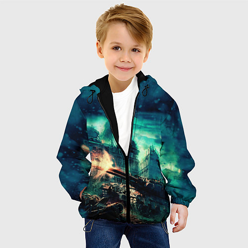 Детская куртка Танк СТ-II / 3D-Черный – фото 4