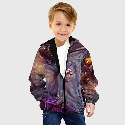 Детская куртка Чародей / 3D-Черный – фото 4