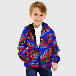 Куртка с капюшоном детская POPPY PLAYTIME ПОППИ ПЛЕЙТАЙМ ДО ДРОЖИ В КОЛЕНЯХ, цвет: 3D-черный — фото 2