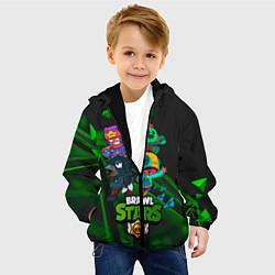 Куртка с капюшоном детская BRAWL STARS КОМПАНИЯ ИГРА, цвет: 3D-черный — фото 2