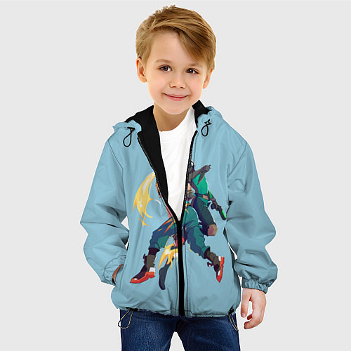 Детская куртка Рэйз и Вайпер / 3D-Черный – фото 4