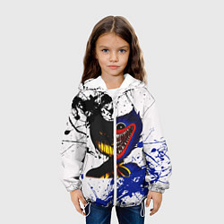 Куртка с капюшоном детская BENDY AND THE INK MACHINE POPPY PLAYTIME, цвет: 3D-белый — фото 2