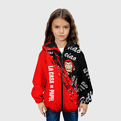 Куртка с капюшоном детская La Casa de Papel bum bum ciao, цвет: 3D-черный — фото 2