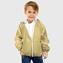 Куртка с капюшоном детская Золотая абстракция, цвет: 3D-белый — фото 2