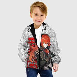 Куртка с капюшоном детская ДИЛЮК ИЗ МОНДШТАТА ГЕНШИН, цвет: 3D-черный — фото 2