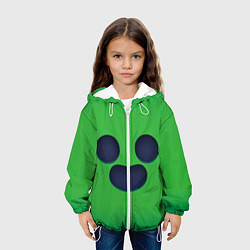 Куртка с капюшоном детская Спайк BRAWL STARS образ, цвет: 3D-белый — фото 2