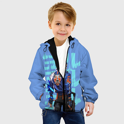 Детская куртка Юру спиной / 3D-Черный – фото 4