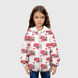Куртка с капюшоном детская Кофе и конфеты, цвет: 3D-белый — фото 2