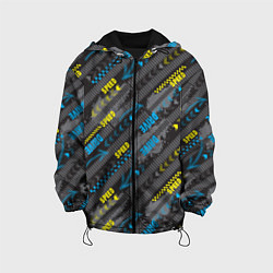Куртка с капюшоном детская SPEED DRIVE, цвет: 3D-черный