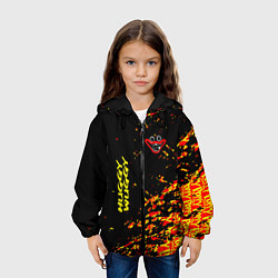 Куртка с капюшоном детская Poppy Playtime huggy wuggy хагги вагги, цвет: 3D-черный — фото 2
