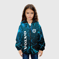 Куртка с капюшоном детская Volvo Geometry, цвет: 3D-черный — фото 2