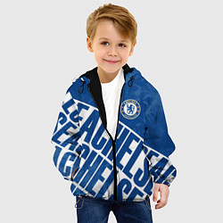 Куртка с капюшоном детская Chelsea , Челси, цвет: 3D-черный — фото 2
