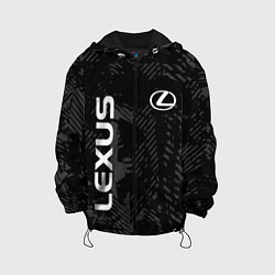 Детская куртка Lexus, Лексус черно серый