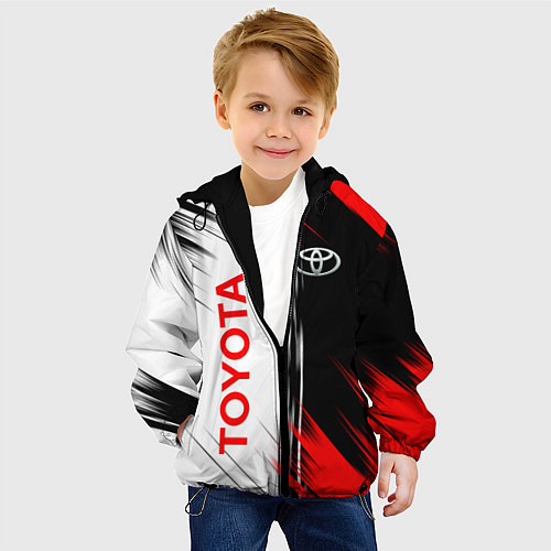 Детская куртка Toyota Sport Auto / 3D-Черный – фото 4