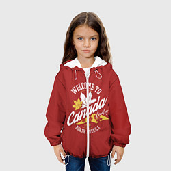 Куртка с капюшоном детская Канада Canada, цвет: 3D-белый — фото 2