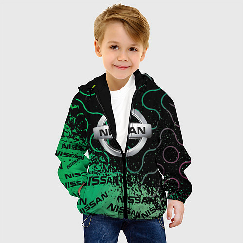 Детская куртка NISSAN Супер класса / 3D-Черный – фото 4