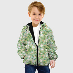 Куртка с капюшоном детская Купюры 200 рублей, цвет: 3D-черный — фото 2