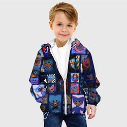 Куртка с капюшоном детская POPPY PLAYTIME РАЗНЫЙ ХАГГИ ВАГГИ, цвет: 3D-белый — фото 2
