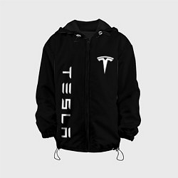 Детская куртка Tesla Тесла логотип и надпись