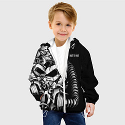 Куртка с капюшоном детская Power ArmorFallout, цвет: 3D-белый — фото 2