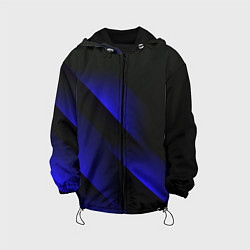 Детская куртка Blue Fade 3D Синий градиент