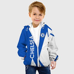 Куртка с капюшоном детская Челси спорт, цвет: 3D-белый — фото 2