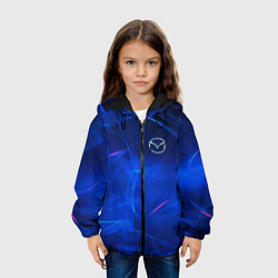 Куртка с капюшоном детская Мазда mazda, цвет: 3D-черный — фото 2