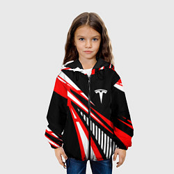 Куртка с капюшоном детская ТЕСЛА - RED SPORT, цвет: 3D-черный — фото 2