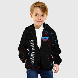 Куртка с капюшоном детская ХАГИ ВАГИ Гранж, цвет: 3D-черный — фото 2