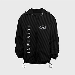 Куртка с капюшоном детская Infinity карбон, цвет: 3D-черный