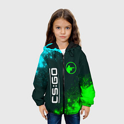 Куртка с капюшоном детская CS:GO Краска, цвет: 3D-черный — фото 2