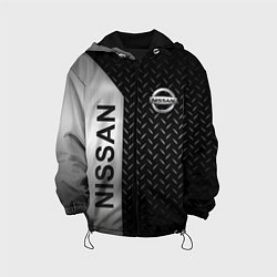 Куртка с капюшоном детская Nissan Ниссан Сталь, цвет: 3D-черный