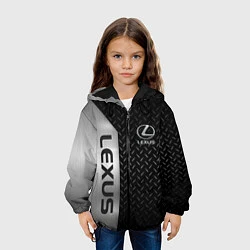 Куртка с капюшоном детская Lexus Лексус Сталь матал, цвет: 3D-черный — фото 2