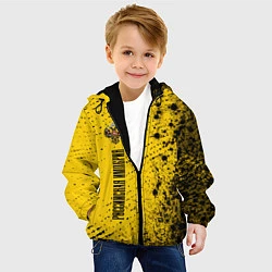 Куртка с капюшоном детская RUSSIAN EMPIRE - ГЕРБ - Арт, цвет: 3D-черный — фото 2